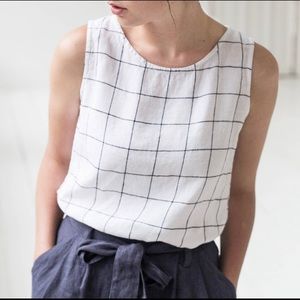 Not Perfect Linen Vienna Tank